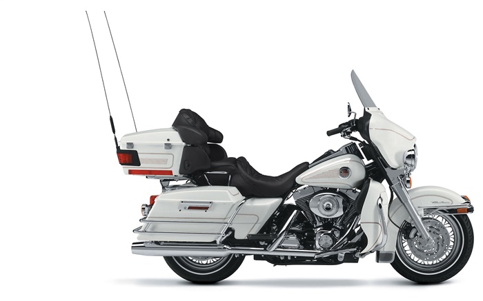 Harley-Davidson blanco Fondos de pantalla, imagen