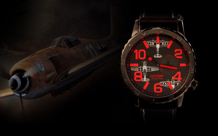 Jack Pierre relojes, plano, de color rojo Fondos de pantalla, imagen