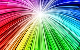 las líneas de luz de arco iris, fondo abstracto HD fondos de pantalla