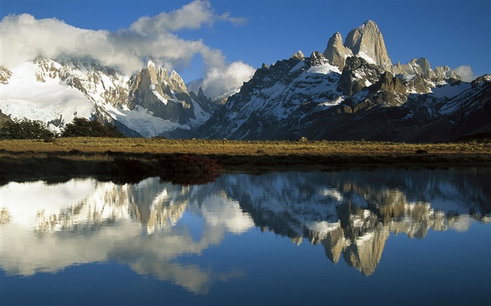 Parque Nacional Los Glaciares, Patagonia, Argentina, montañas, lago Fondos de pantalla, imagen