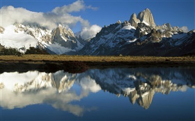 Parque Nacional Los Glaciares, Patagonia, Argentina, montañas, lago HD fondos de pantalla