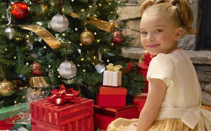Feliz Navidad, de la sonrisa del niño, regalos Fondos de pantalla, imagen
