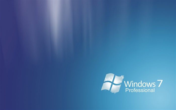 Windows 7 Professional, azul abstracta Fondos de pantalla, imagen