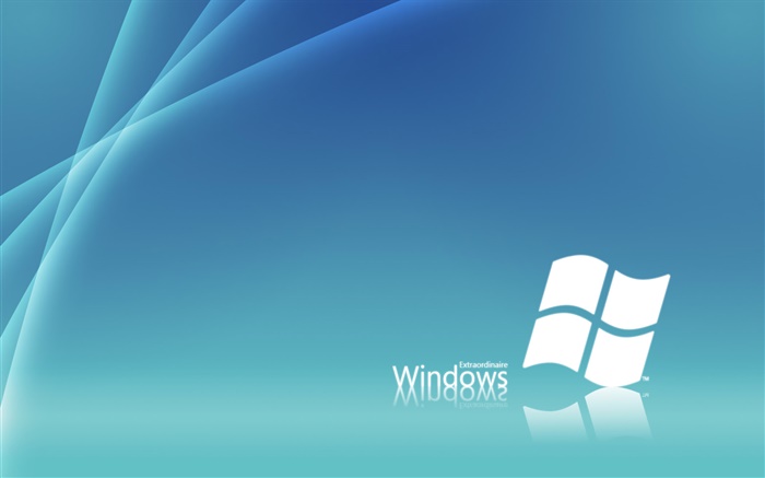Windows 7 blanco y azul, fondo creativo Fondos de pantalla, imagen