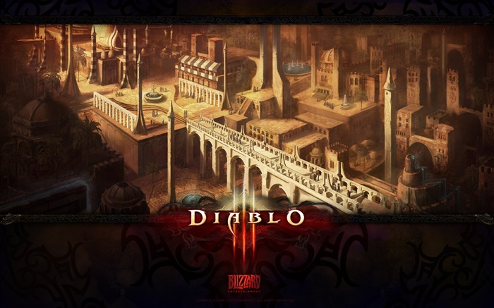 Diablo III, castillo Fondos de pantalla, imagen