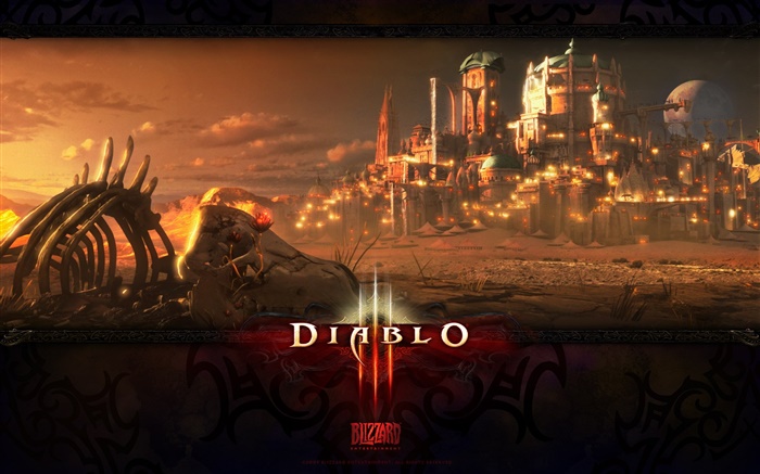 Diablo III, con pantalla grande del juego Fondos de pantalla, imagen