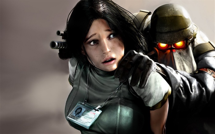 Killzone, niña y soldado Fondos de pantalla, imagen