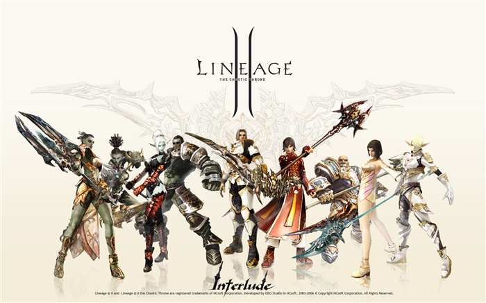 Lineage 2, RPG juego Fondos de pantalla, imagen