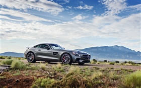 superdeportivo Mercedes-Benz negro GT HD fondos de pantalla