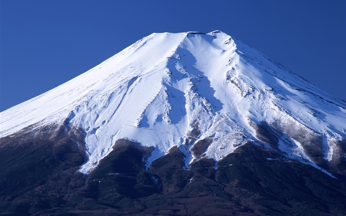 Monte Fuji, Japón, nieve Fondos de pantalla, imagen
