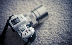 Panasonic cámara digital en blanco