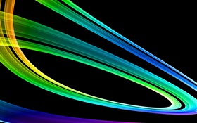 Líneas del arco iris, gradiente del vector, colorido, extracto HD fondos de pantalla