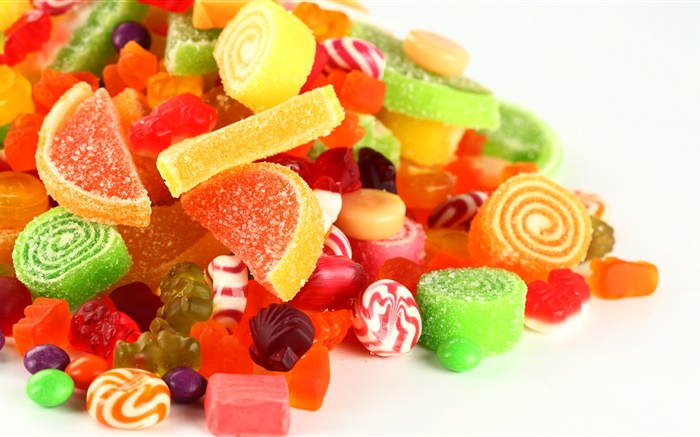 Dulces, caramelos, colorido Fondos de pantalla, imagen