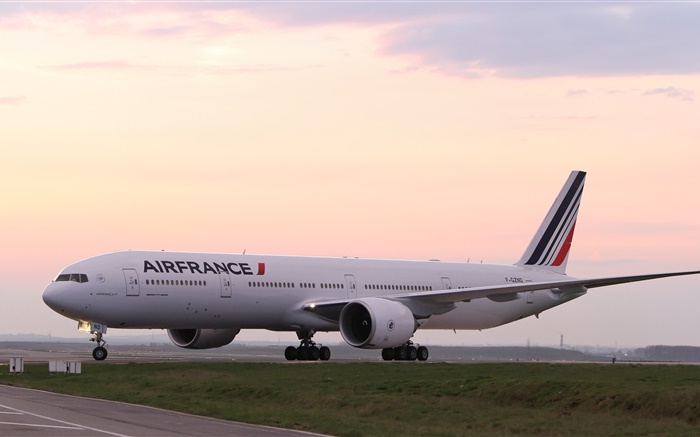 Boeing 777 avión de pasajeros, Francia Fondos de pantalla, imagen