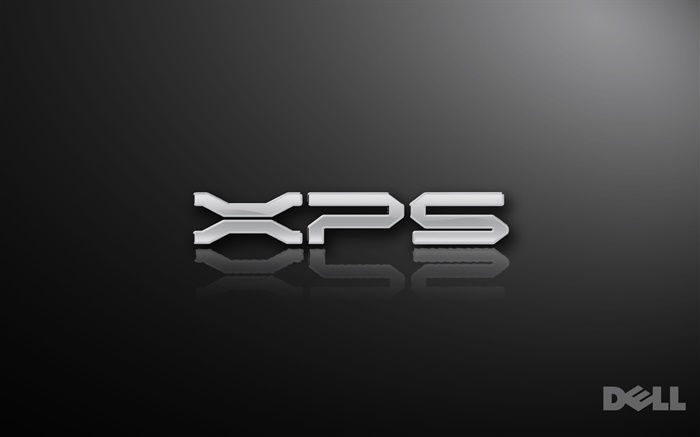 logotipo de Dell XPS, fondo negro Fondos de pantalla, imagen