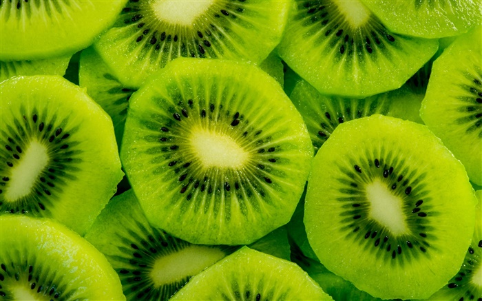 rebanada de la fruta, el kiwi Fondos de pantalla, imagen