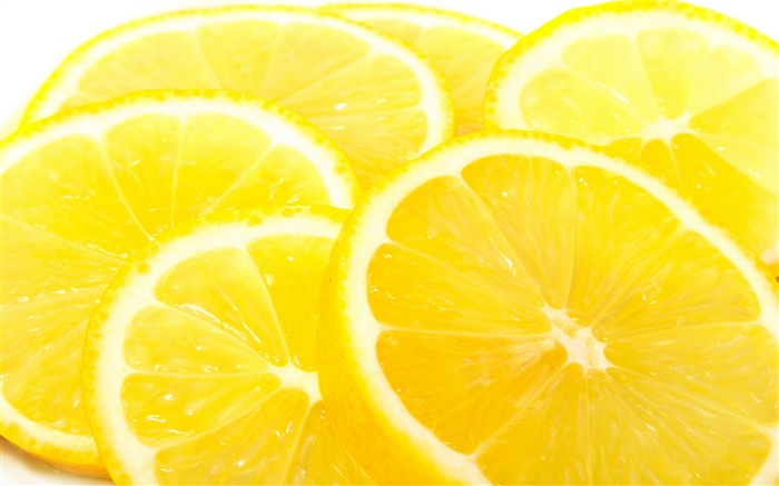 Frutas estrecha-up, cítricos, limones rebanada, amarillo Fondos de pantalla, imagen