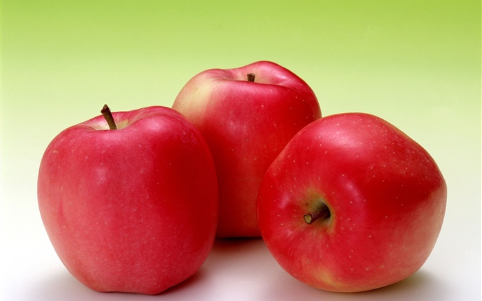 Las frutas macro fotografía, manzanas rojas Fondos de pantalla, imagen
