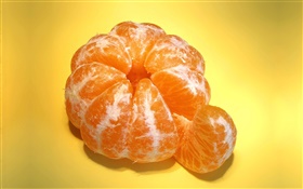 mandarina dulce, fruta primer plano