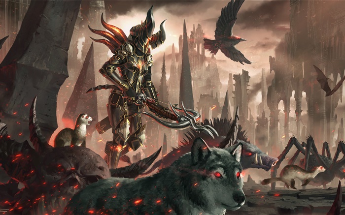 Diablo 3, cazadora de demonios Fondos de pantalla, imagen