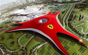 Ferrari World en Dubai, el diseño de futuros HD fondos de pantalla
