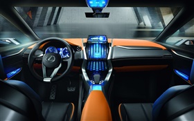 Lexus LF-NX cabina concepto de coche