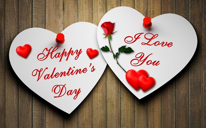 Feliz Día de San Valentín, te amo Fondos de pantalla, imagen