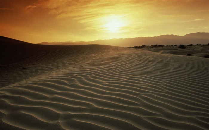 Desierto, puesta del sol Fondos de pantalla, imagen