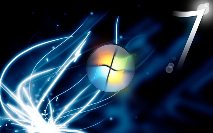 Windows 7 resumen de antecedentes, la luz, el espacio Fondos de pantalla, imagen
