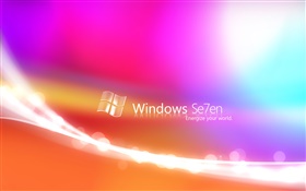 Fondo de los colores abstractos de Windows 7 HD fondos de pantalla