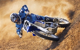 Yamaha carrera de la motocicleta HD fondos de pantalla