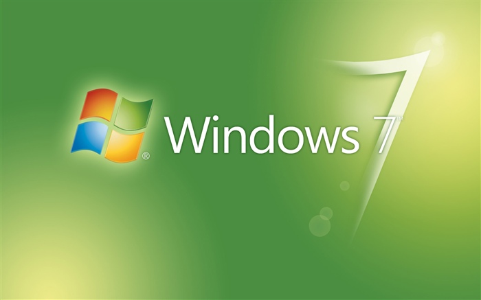 Fondo abstracto verde de Windows 7 Fondos de pantalla, imagen