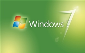 Fondo abstracto verde de Windows 7 HD fondos de pantalla