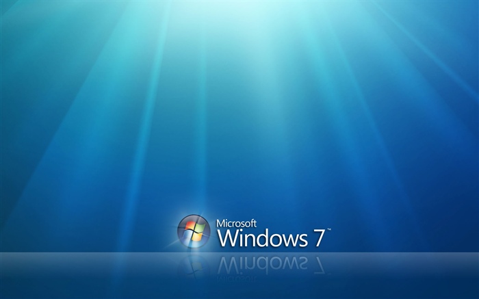Windows 7 bajo el cielo azul Fondos de pantalla, imagen