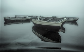 Barcos, lago HD fondos de pantalla