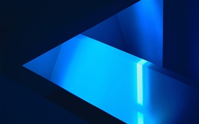 Cuadro abstracto de forma azul HD fondos de pantalla