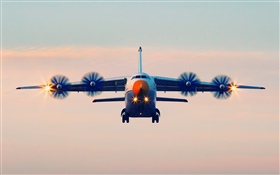 Vuelo en avión Antonov An-70. HD fondos de pantalla