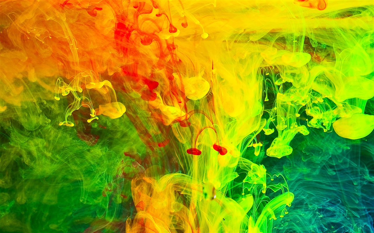 Pintura colorida, humo, cuadro abstracto. 1280x800 Fondos de pantalla