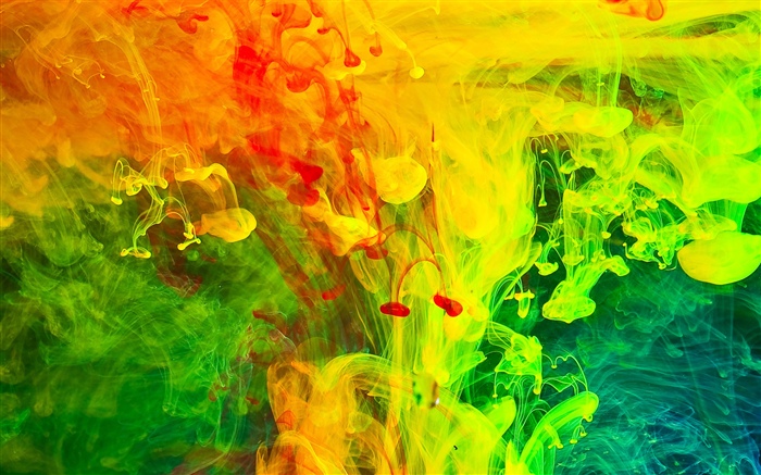 Pintura colorida, humo, cuadro abstracto. Fondos de pantalla, imagen