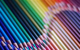 Lápices de colores, brumoso