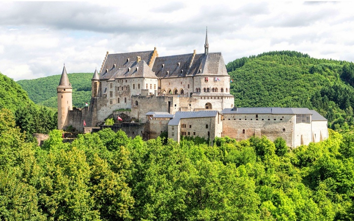 Luxemburgo castillo Fondos de pantalla, imagen