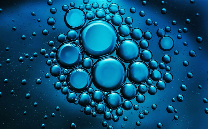 Burbujas azules Fondos de pantalla, imagen