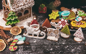 Deliciosas galletas, Navidad HD fondos de pantalla